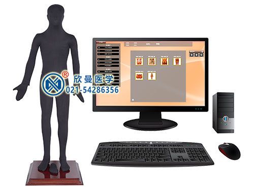 多媒体按摩点穴电子人体模型整体图