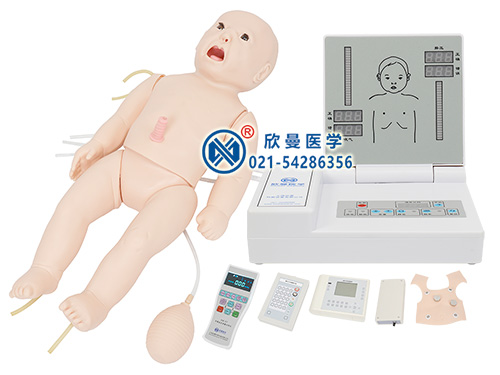 高级多功能新生儿综合急救训练模拟人