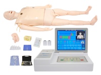 高级多功能成人综合急救训练模拟人（心肺复苏CPR、气管插管、除颤起搏四合一功能）