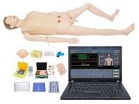 高级综合急救护理训练模拟人（AED、CPR、护理、创伤四合一/无线版）